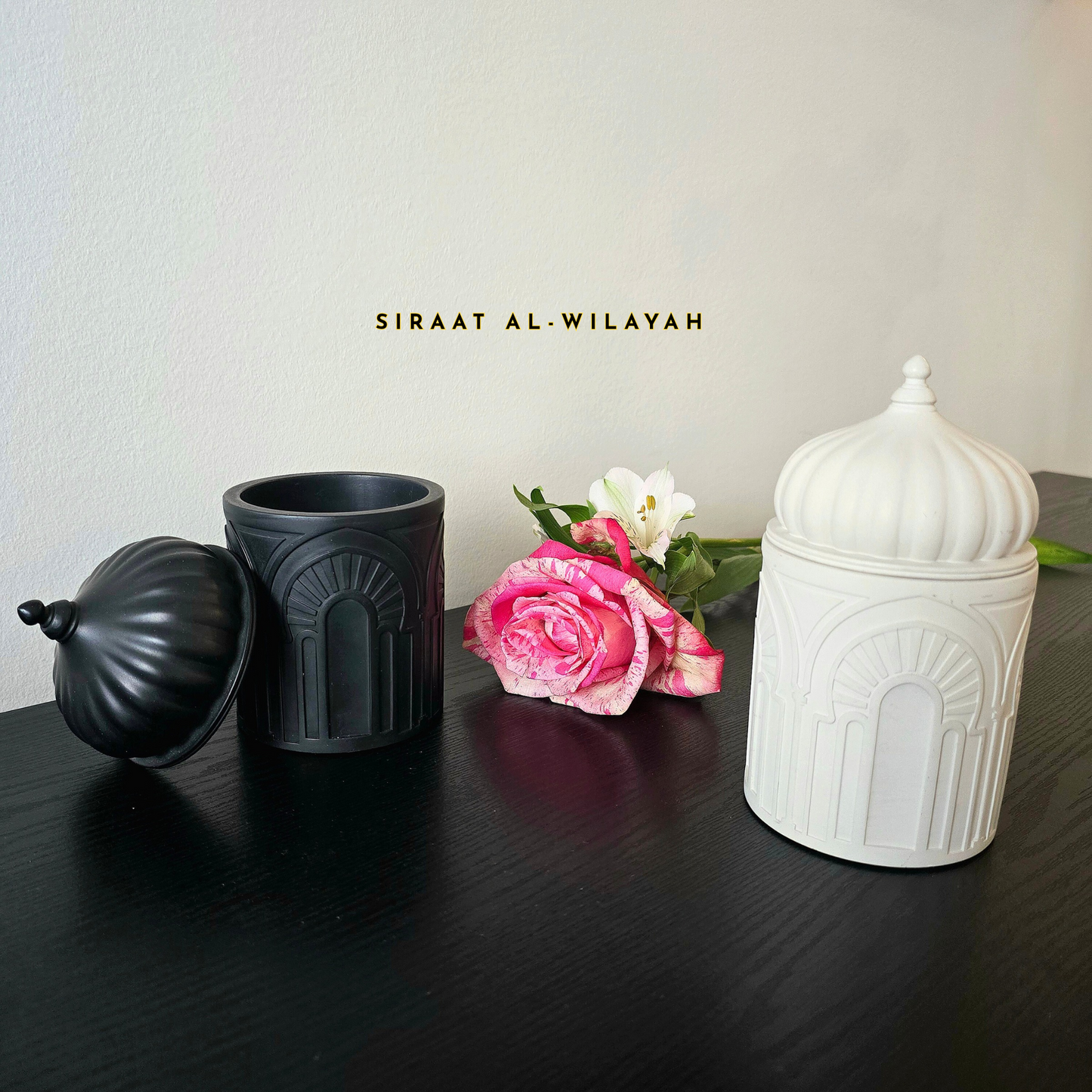 Ceramic Dome Canister Decor