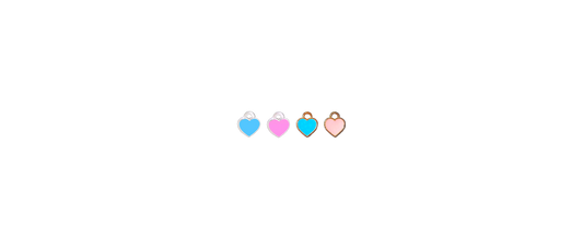 Mini Heart Charms