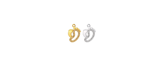The Baby Feet Charms