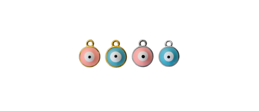 The Enamel Eye Charms