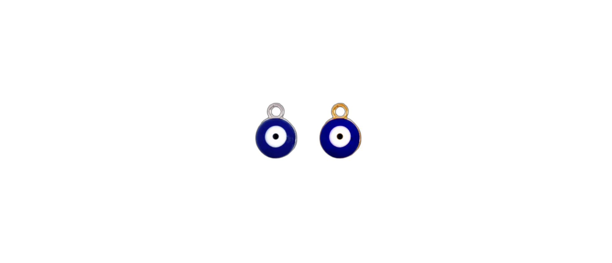 The Enamel Eye Charms