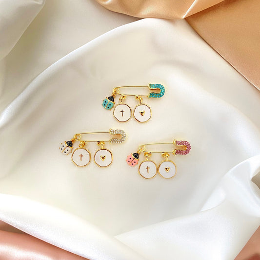 The Love Bug Cross Set Charms And Pins