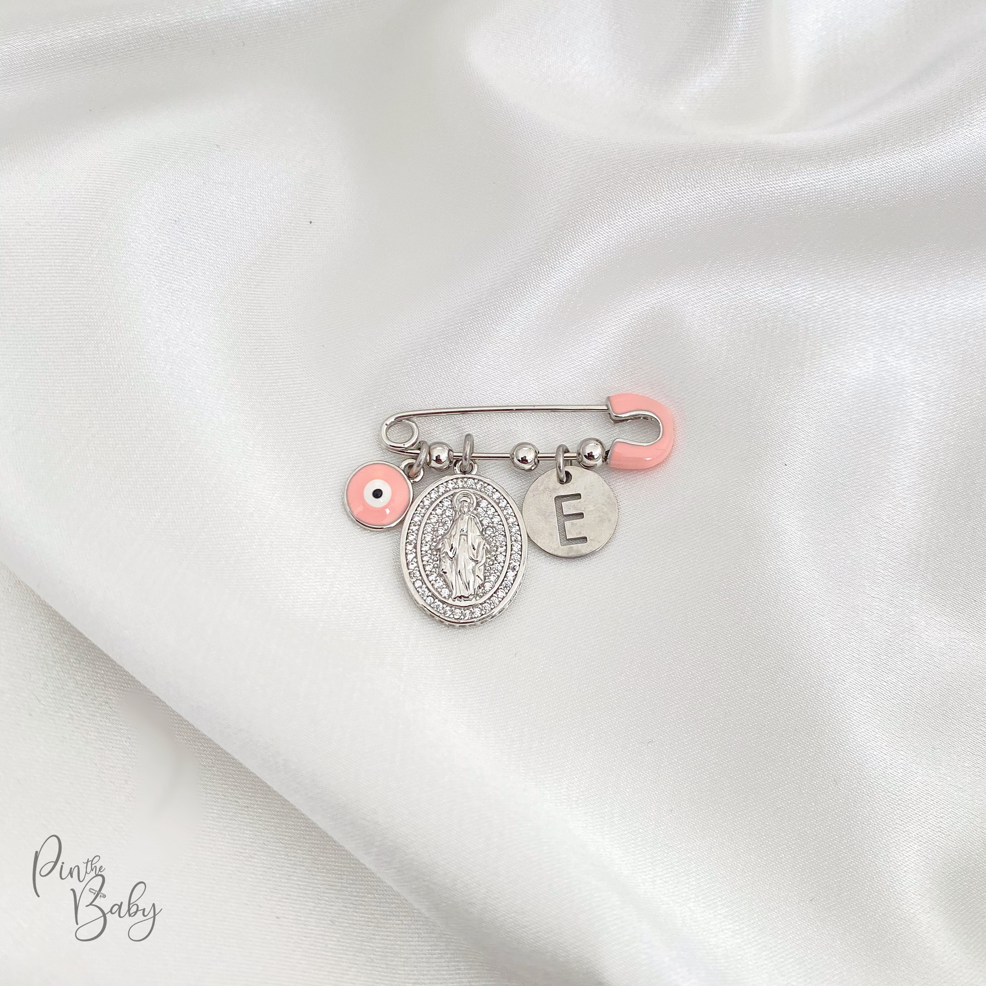The Mother Mary Pins With Charms