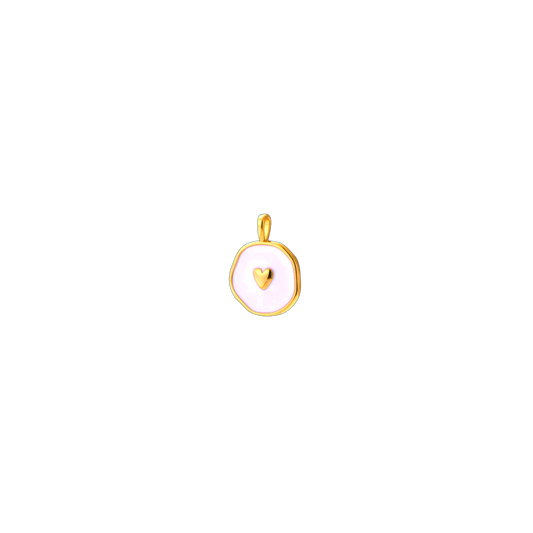 The Circled Heart Charms