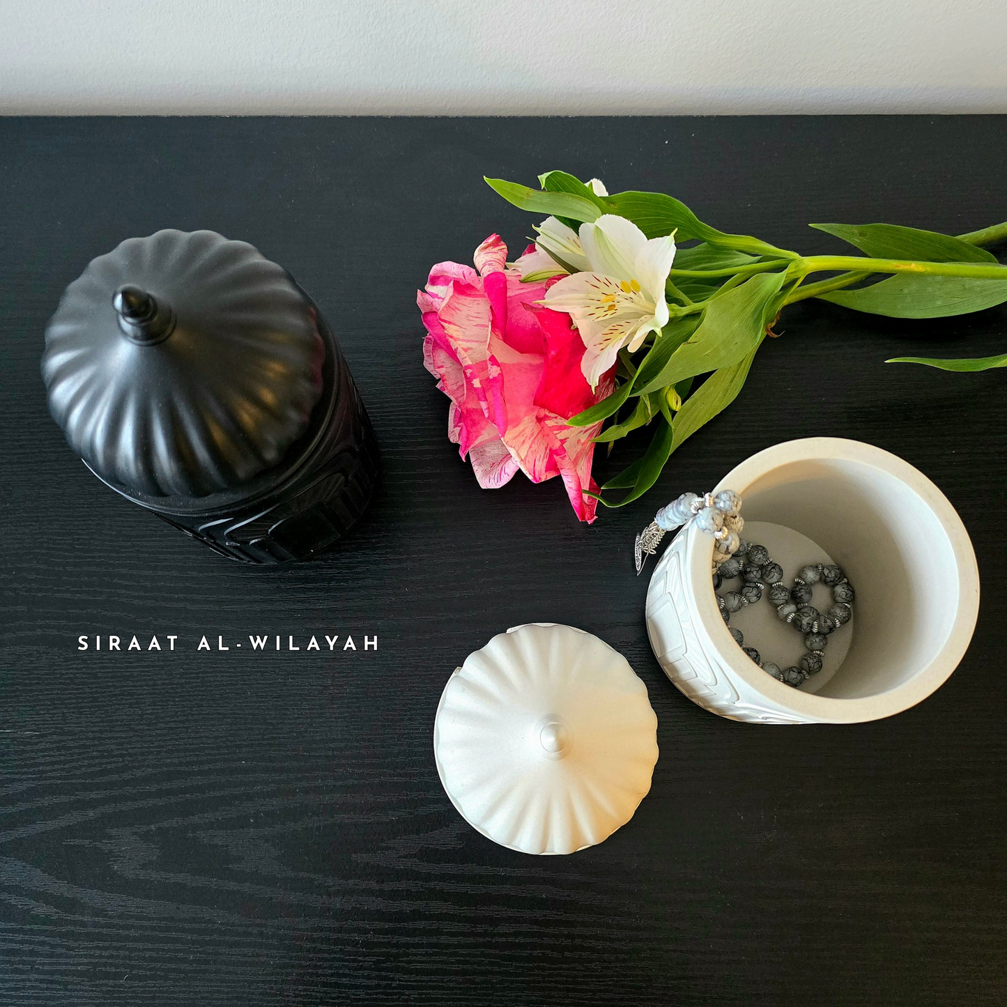 Ceramic Dome Canister Decor