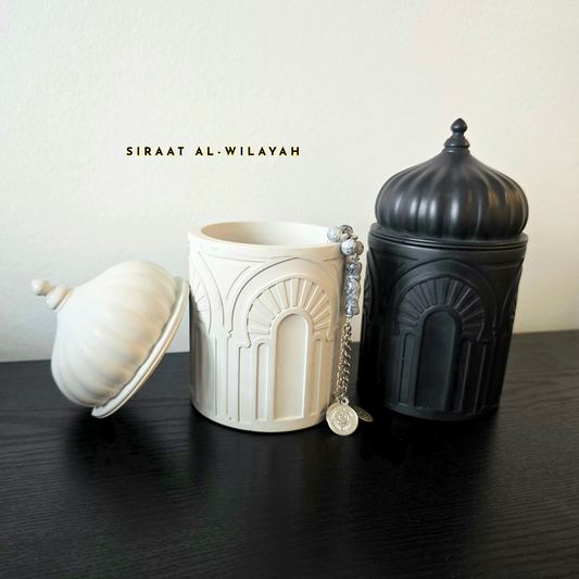 Ceramic Dome Canister Decor
