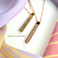 Ayatul Kursi Vertical Necklace