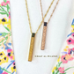 Ayatul Kursi Vertical Necklace