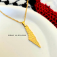Palestine Map Necklace