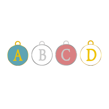 The Enamel Letter (A to P) Charms